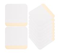 VERDANVERSE 100pcs Non-Woven Fabric Adhesive Plaster Fixed Patches 6cm x 6cm Square Blank Patch Stickers Breathable Acupoint Plaster for Daily Use