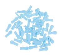 VERDANVERSE 100pcs Silicone Ear Scoop Tips Replacement Sleeves Soft Ear Spoon Covers for Wax Removal Tools Fit Secure Stable Gentle Touch Safe for Sensitive Skin Easy to Change
