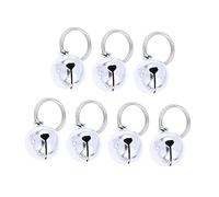 VERDANVERSE 10pcs Bells Accessories for Cats and Dogs Durable Metal Necklace Decoration with Quick Release Buckle for Tracking Pets
