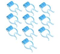 VERDANVERSE 10Pcs Convenient Nose Clips for Breath Support Fixing Nose Pinchers Lightweight Nasal Plugs for Home Use Easy to Carry Share Nose Accessory for Family and Friends
