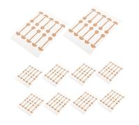 VERDANVERSE 10pcs Elastic Nose Wing Shaping Strips Comfortable Self-Adhesive Nose Contour Corrector for Wide Nostrils Travel-Friendly Refining Patch