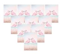 VERDANVERSE 10pcs Flamingo Letter Paper Set Envelopes Decorative Vintage Writing Paper for Love Letters and Scrapbooking for Personal Correspondence and Crafting
