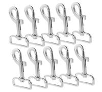 VERDANVERSE 10Pcs Heavy Duty Dog Leash Snap Hooks Bolt Snaps Clips for Pet Collars Harnesses Camping Bags Wide Use Double Ended Clips