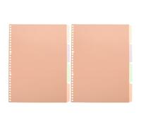 VERDANVERSE 10pcs Index Dividers Notepad Dividers Pp Plastic Detachable Notebook for Referencing and Flagging for Draft Notebooks