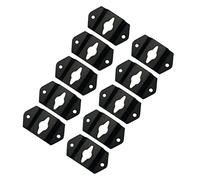 VERDANVERSE 10PCS Iron Hanging Speaker Bracket Replacement Connectors for Surround Sound Box Wall Mount Thickened Rear Hooks with Wing Shape Design for Small Speaker Support