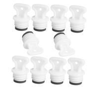 VERDANVERSE 10pcs Rubber Hot Water Bag Replacement Stoppers Leakproof Sealing Caps Compatible with Various Hot Water Bottles for Home Office Travel Use