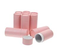 VERDANVERSE 10pcs Tea Storage Box Tea Box Lid Empty Round Cardboard Tube Container Lid Cansiter Reed Packaging Rack Organizer