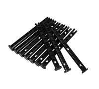 VERDANVERSE 10pcs Trash Can Lid Latch Pins for Wheelie Bin Accessories Easy No Tool Installation Strong Secure Connection for Sanitation Bins in Communities Schools Parks