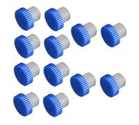 VERDANVERSE 12Pcs Beverage Bottle Stoppers Round Glass Bottle Plugs for Beer Soda Sealing Caps Reusable Leakproof Covers for Home Bar Parties Random Colors Random Color