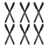 VERDANVERSE 12pcs Calligraphy Brush Pens Set, 12 Black Nylon Soft Tip Sizes | Large Medium Small Tips, Smooth Writing and Quick Rebound, for Signature Tasks and Notetaking