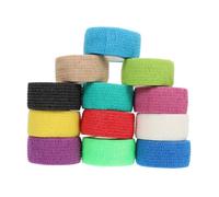 VERDANVERSE 12pcs Self Adhesive Non Woven Fabric Wraps Sports for Outdoor Use Pets Hand Support Cover Injury Tubular Fingers