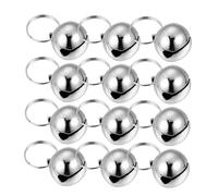 VERDANVERSE 12pcs Silver Pet Collar Bells Small Jingle Charms for Cat Dog Accessories Festival DIY Crafts Lightweight Safety Sound
