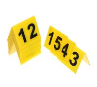 VERDANVERSE 15pcs Acrylic Crime Scene Markers for Table Numbering Reusable Evidence Replacement Tags Restaurant and Cafe Table Signs for Efficient Service and Themed Parties