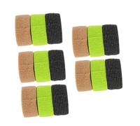 VERDANVERSE 15Pcs Assorted Color Cohesive Wraps Self Adhesive Sports Tape for Injury Protection Easy to Tear Comfortable Support for Exercise and Writing