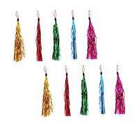VERDANVERSE 15pcs Cat Teaser Wand Replacement Tassel Heads Bell Random Colors Interactive Cat Toy Accessories for Teasing and Playtime