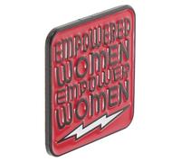 VERDANVERSE 1Pc Creative Feminism Letters Brooch Chic Women Oil Drop Breastpin Unique Fashion Accessory for Clothing Bags Hats Scarves for Friends Family