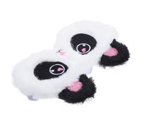 VERDANVERSE 1Pc Plush Panda Eye Mask for Adorable Cartoon Sleeping Blindfold with Flexible Band Comfortable Sleep Cover for Travel Naps and Light Disturbances