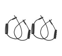 VERDANVERSE 2 Pairs Sturdy Strap Handle Replacement for Buckets with Cotton Rope and Plastic Grip, Reliable Outdoor Bucket Grip Handle for DIY Decoration and Versatile Usage