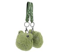 VERDANVERSE 2 Pcs Green Frog Head Coin Purse Change Storage Bags Mini Wallets for Keychain