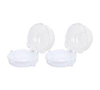 VERDANVERSE 2 Pcs Safety Oven Knob Covers for Gas Stove and Oven, White Abs Material, Wear-Resistant Protective Switch Cover Guards, Prevent Gas Leakage, Suitable for Multi-Scene Use