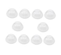 VERDANVERSE 20pcs Clear Plastic DIY Snow Globe Domes Hemisphere Covers for Christmas Village Decorations Reusable Craft Accessories for Holiday Ornaments and Festive Home Decor