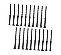 VERDANVERSE 20PCS Rubber Computer Case Fan Screws Shockproof Dampening Long Screws for Quiet Cooling Easy Hand Pull Installation Vibration Reducing Durable Accessories for Builders
