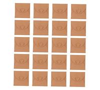 VERDANVERSE 20PCS Simple Kraft Paper CD Envelope Bag Durable Multi Disc Packing for Design for Storing Shipping Discs