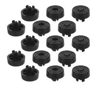 VERDANVERSE 25Pcs PC Case Shock-Absorbing Feet Pads for 5Mm Hole Non-Slip Computer Case Stand with Anti-Vibration Isolation for Desktop Gaming Chassis Stability