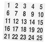VERDANVERSE 25Pcs Wedding Table Signs Double Sided Plastic Reserved Cards for Gala Reception Supplies Reusable Reception Accessories White