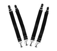 VERDANVERSE 2pair Duckbill Clip Garter Buckle Adjustable Metal Hosiery Clips for Stockings Prevents Slipping for Thigh Highs and Everyday Use in Closet Laundry