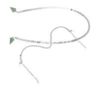 VERDANVERSE 2pcs Adjustable Women Face Tassel Chain Earrings Set Multifunctional Punk Jewelry with Flowing Fringe for Parties Festivals Daily Wear
