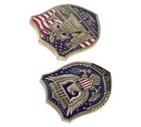 VERDANVERSE 2pcs American Flag Lapel Pins for Men Suits with Exceptional Durability and Antiallergy Material, for Independence Day Celebration and Memorial Day, Featuring Sophisticated
