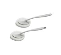 VERDANVERSE 2pcs Bathroom Cleaning Brushes with High Density Material and Premium Plastic, Sturdy Multi Functional Cleaning Sponges for Home and Bathroom Use, Easy to Use and Scratch Free