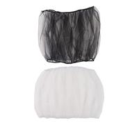 VERDANVERSE 2pcs Bird Cage Mesh Protector and Gauze Cover for Parrot Cage Black and White Netting Birdcage Cover Suitable for Indoor and Outdoor Use