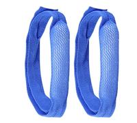 VERDANVERSE 2pcs Breathable External Nose Bandage with Ear Straps for Post-Surgery High Absorption Nasal Protector for Nose Bridge Care Comfortable Blue for Wound Healing and Nasal Support