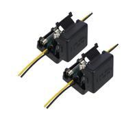 VERDANVERSE 2pcs Car Power Filter Noise Suppressor Ground Loop Isolator for Automotive Stereo Audio Interference Reduction and Electronic Protection