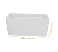 VERDANVERSE 2Pcs Ceramic Sugar Cube Container Thick Texture Non Slip Sugar Bowl for Coffee Candy Storage Microwave Dishwasher Safe Household Use