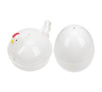 VERDANVERSE 2Pcs Compact Microwave Egg Steamer Heat-resistant Portable Egg Poacher Cups for Quick Breakfast Safe Lightweight Cooking Tool