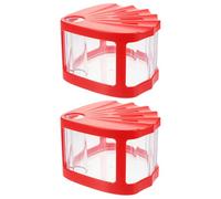 VERDANVERSE 2pcs Ecological Ornamental Fish Tanks Mini Fish Tanks High Transparency Plastic Desktop Ornaments for Weddings and Centerpieces Suitable