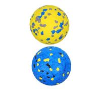 VERDANVERSE 2pcs Etpu Dog Chew Balls for Floatable Textured Indestructible Teeth Cleaning Balls for Small Medium Large Dogs and Puppies Bright Colorful Fetch