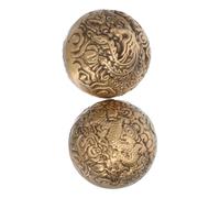 VERDANVERSE 2pcs Finger Exercise Ball Grip Strengthening Balls Hand Exercise Equipment Hand Strengthening Equipment Golden