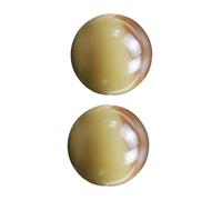 VERDANVERSE 2pcs Hand Massage Balls Fitness Tool for Hand Therapy and Stress Relief Simulated Horn Material Rolling Massage Balls for Finger Exercise and Anger Release