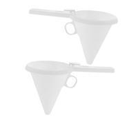 VERDANVERSE 2pcs Handheld Plastic Funnel Dispenser for Baking Cake Multipurpose Pastry Icing Candy Chocolate Cream Transfer Tool for Home Kitchen Bakery