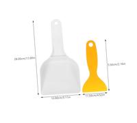 VERDANVERSE 2Pcs Ice Removal Scrapers Thickened Deicing Shovels for Refrigerator Frost Defrosting Kitchen Cleaning Tools with Smooth Edges Safe Use