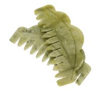 VERDANVERSE 2pcs Jade Hair Care Comb Natural Head Massager Scalp Massage Tool Smooth Jade Material for Relaxation and Improved Blood Flow