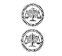 VERDANVERSE 2PCS Justice Scale Lapel Pin for Attorneys and Law Students Alloy Brooch with Elegant Detailing Sophisticated Lawyer Jewelry for Men S Suits and Legal Professionals