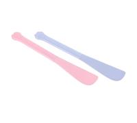 VERDANVERSE 2Pcs Long Handle Pet Feeding Spoon for Cat Dog, Blue and Pink Multi-Functional Small Cat Food Can Scoop Utensil for Portion Control and Easy Feeding