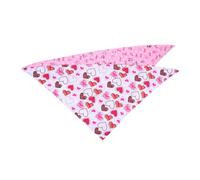 VERDANVERSE 2Pcs Lover'S Day Pet Bandana Triangle Scarf Set, Heart Pattern Dog Bib Saliva Towel for Cats and Dogs, Soft Cotton Neck Scarf for Valentine’S Day Pet Accessories