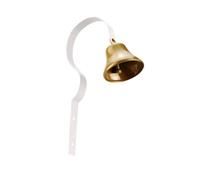 VERDANVERSE 2pcs Metal Dog Doorbell Black White for Potty Training and Housetraining Training Bells for Canine Communication and Habit Development