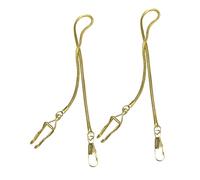 VERDANVERSE 2pcs Metal Pocket Watch Chains for Men Replacement Fob Chains with Fit Minimalist Stylish Waistcoat Accessory for Vintage and Classic Watches